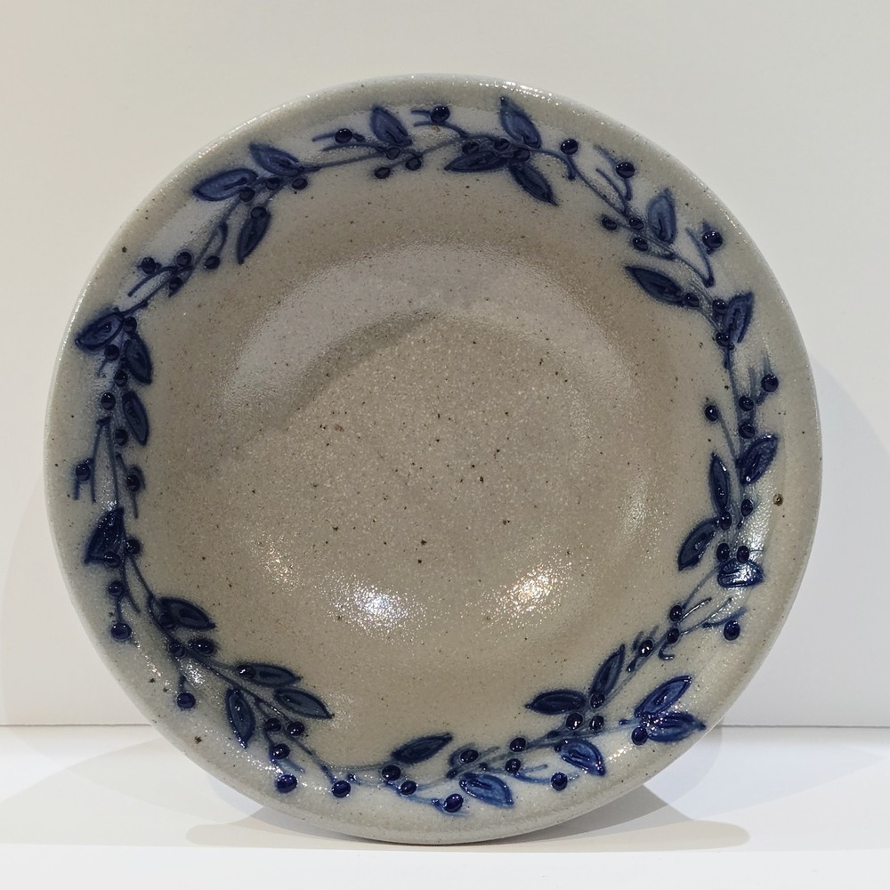 Vintage 1997 Salmon Falls Blueberry Vine 6" Bowl Beautiful Collectible
